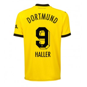 Borussia Dortmund Sebastien Haller #9 Hjemmebanetrøje 2023-24 Kort ærmer